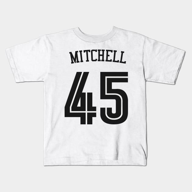 Donovan Mitchell Kids T-Shirt by Cabello's